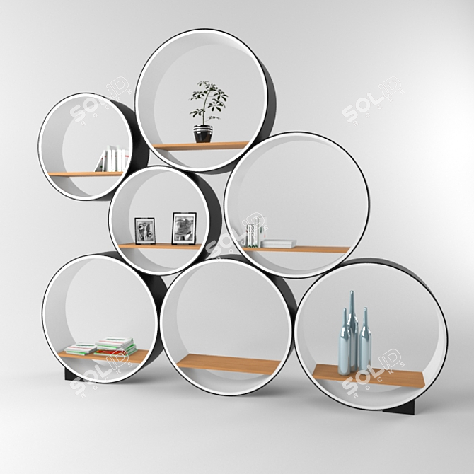 Sleek Partition: Doris Kisskalt 3D model image 1