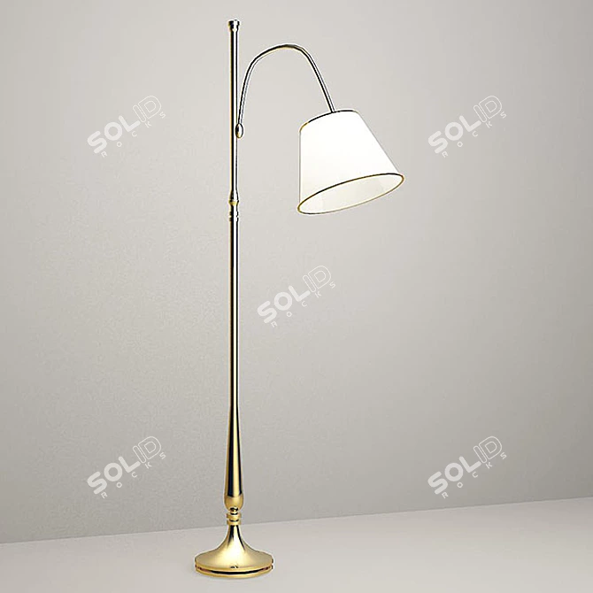 Modern Standing Floor Lamp 3D model image 1