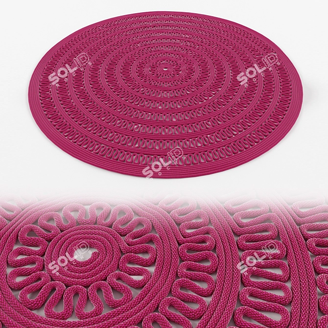 Paola Lenti SHANG: Luxurious Outdoor Elegance 3D model image 1