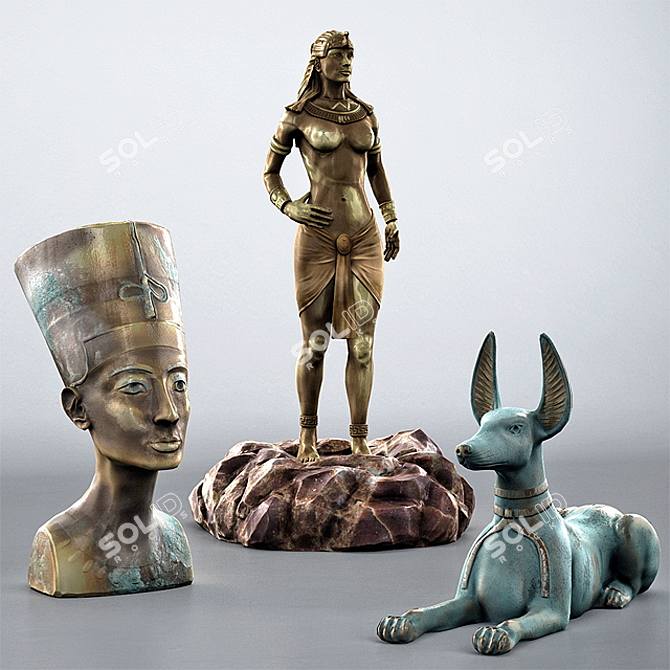 Explore Ancient Egypt: Discover the Land of Pharaohs 3D model image 1