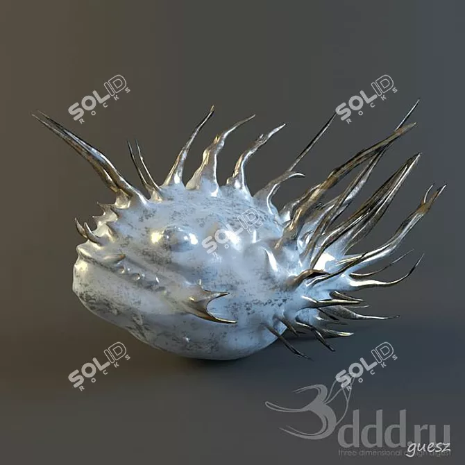 Wild Fish Sculpt 3D Model 3D model image 1