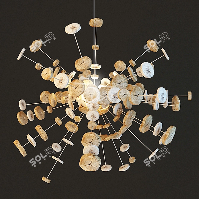 Elegant Anuri Lustre: Illuminating Beauty 3D model image 1