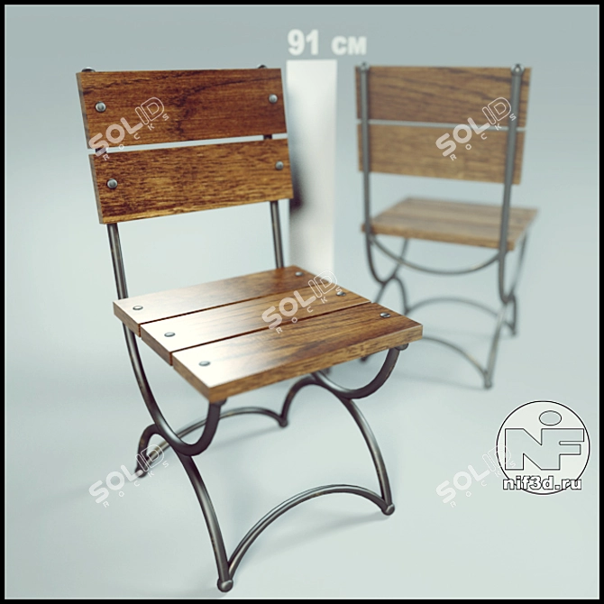 ErgoFlex Chair 3D model image 1