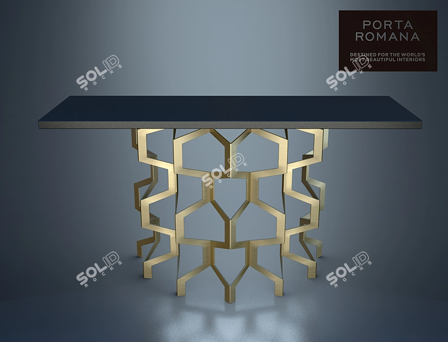 Honeycomb Console: PORTA ROMANA 3D model image 1