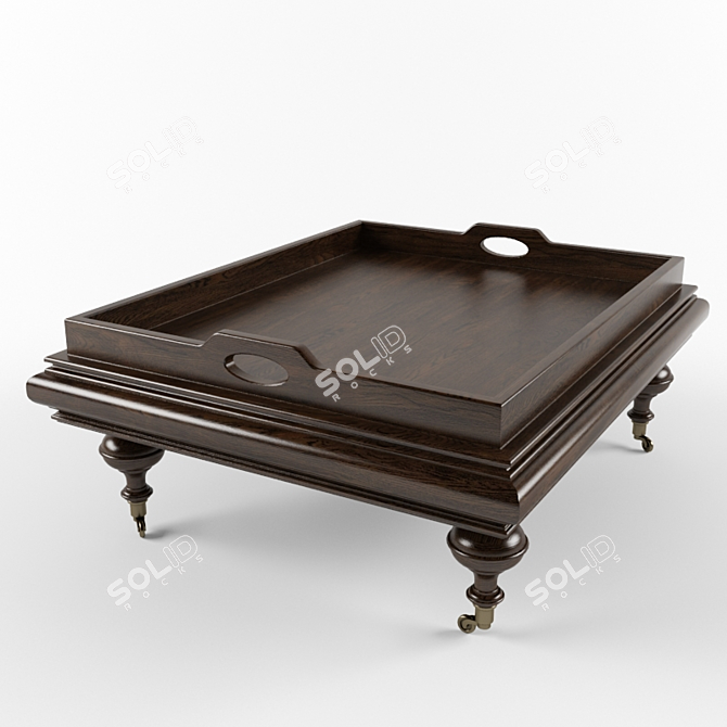 Boho Chic Coffee Table 3D model image 1