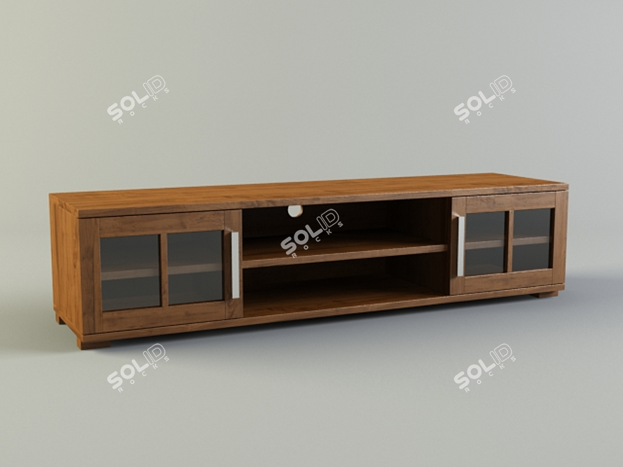 TV Stand | Modern Design | 1500x400x350 3D model image 1