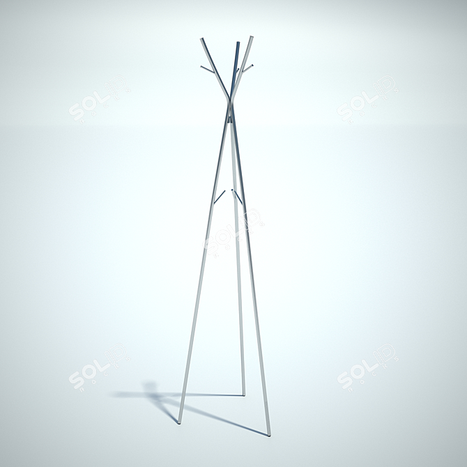 Stylish Hanger IKEA KNIPPE 3D model image 1