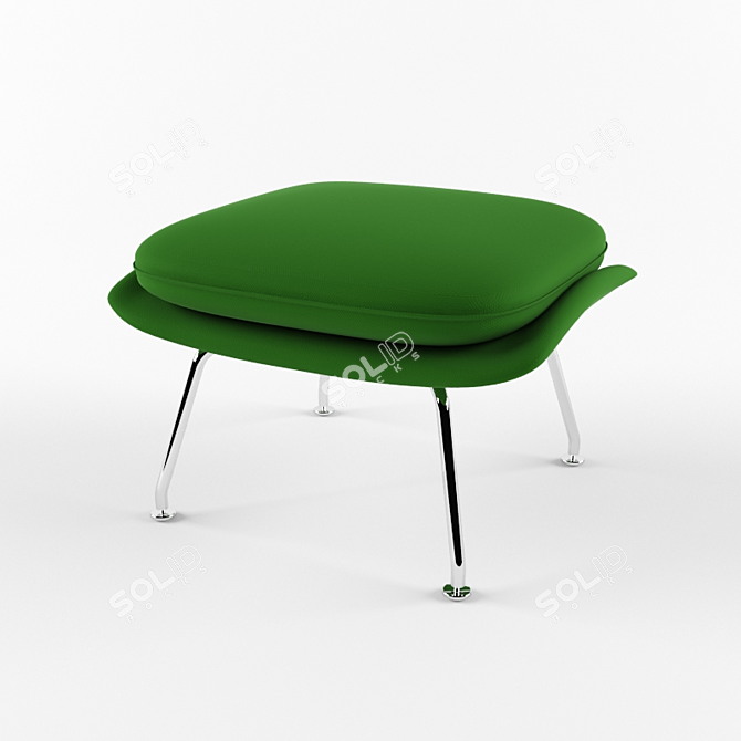 Elegant Womb Ottoman for Children 3D model image 1