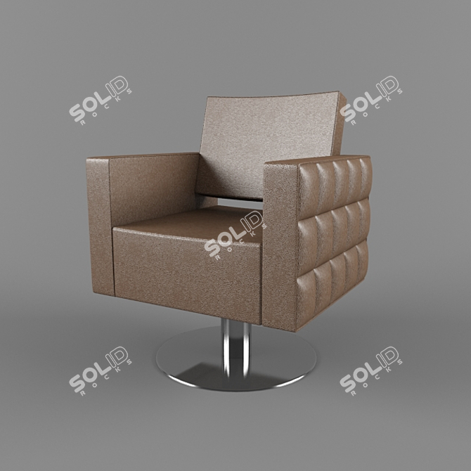 Elegant Bolero Chair 3D model image 1