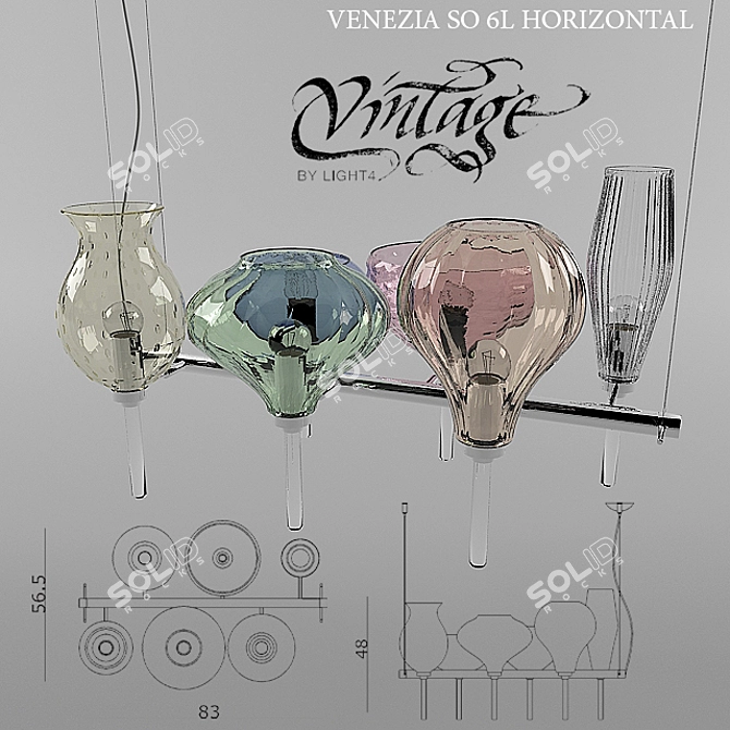 Timeless Elegance: VENEZIA SO 6L 3D model image 1