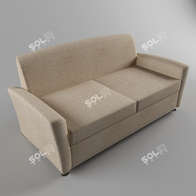 ComfortMax Sofa Set 3D model image 1