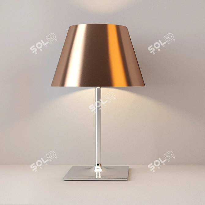 Sleek Floor Lamp 3D model image 1