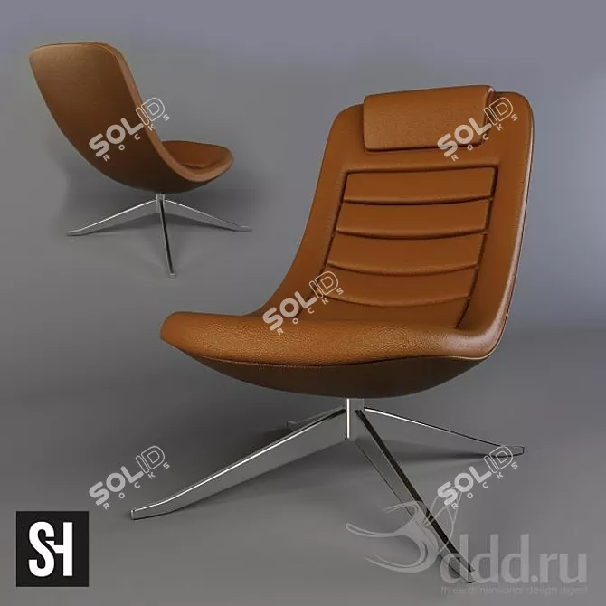 Cozy Comfort Armchair 3D model image 1