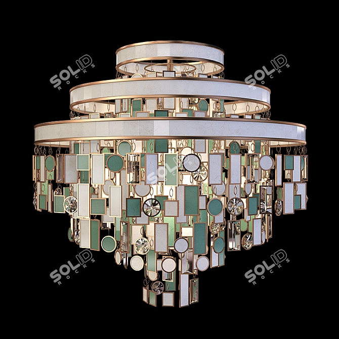Dolcetti Chandelier & Sconce Set 3D model image 2