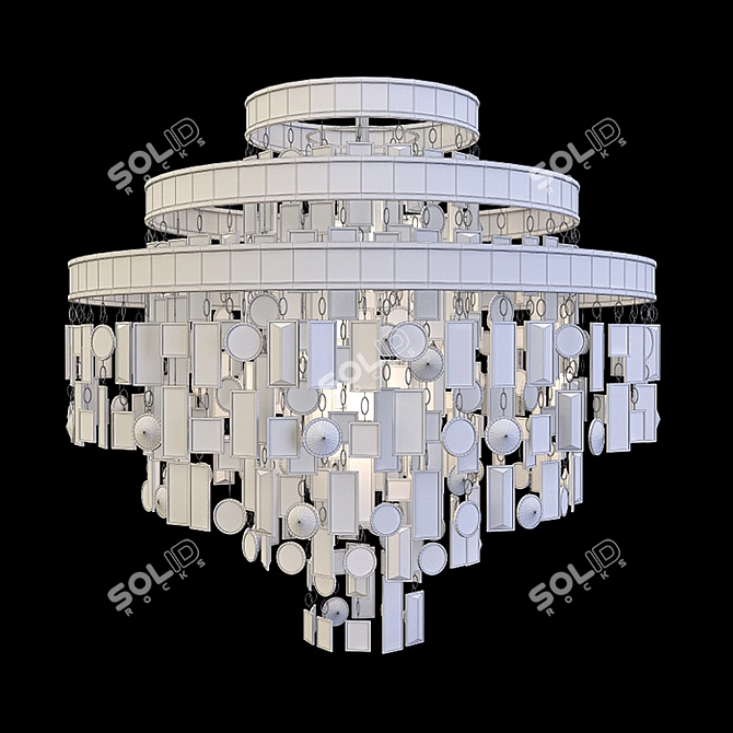 Dolcetti Chandelier & Sconce Set 3D model image 4