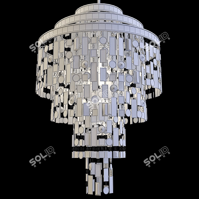 Dolcetti Chandelier: Elegant Lighting Fixture 3D model image 3
