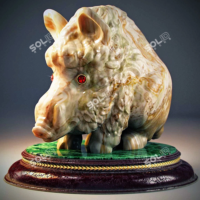 Borov Ceramic Mug 3D model image 1