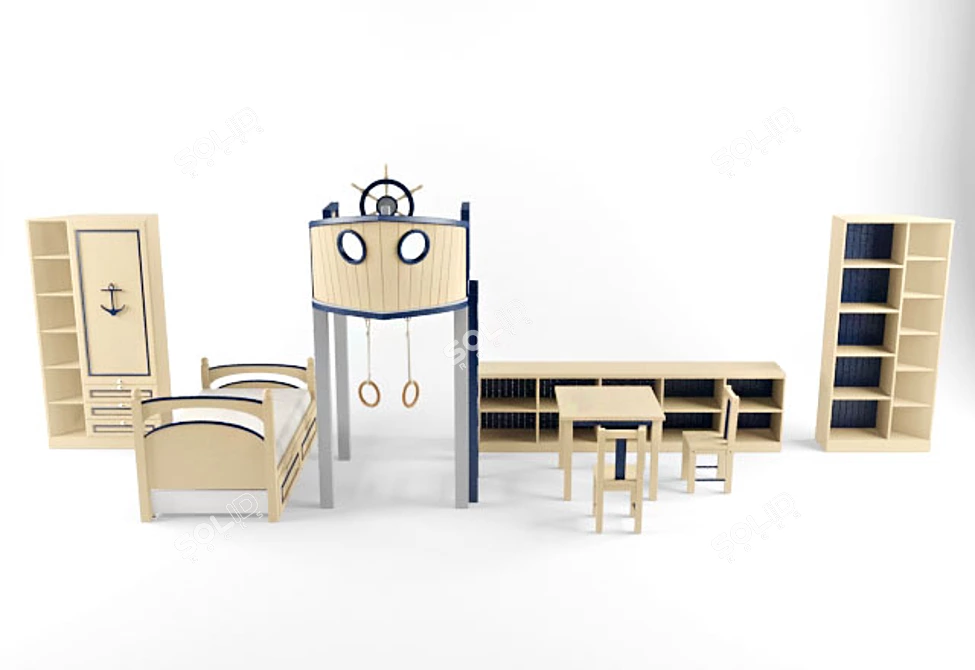 Custom-Made Children's Furniture 3D model image 1