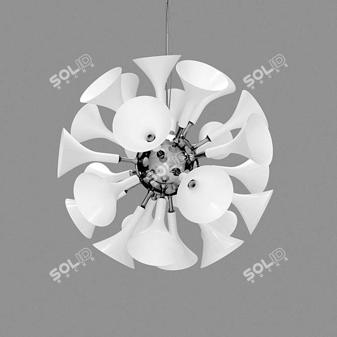 Sleek Tulip Lamp: A BoConcept Delight! 3D model image 1