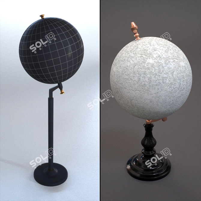 Earthly Essence Gaia Globes 3D model image 1