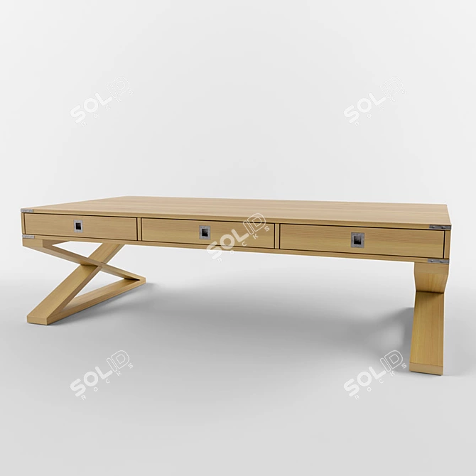 Elegant Console Wisconsin: 3D Model 3D model image 1