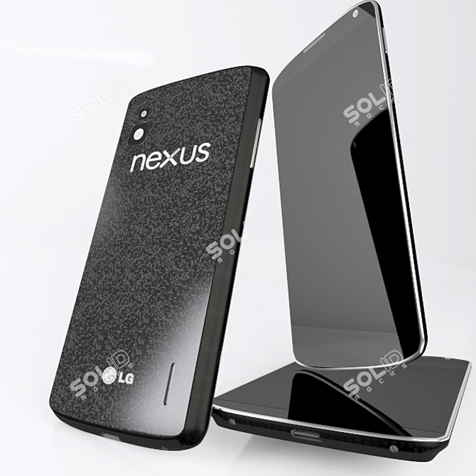 Stylish Nexus 4: Unleash Power 3D model image 1