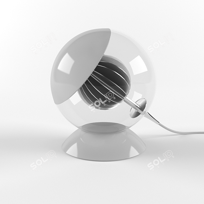 LED Magic Ball Light 3D model image 1
