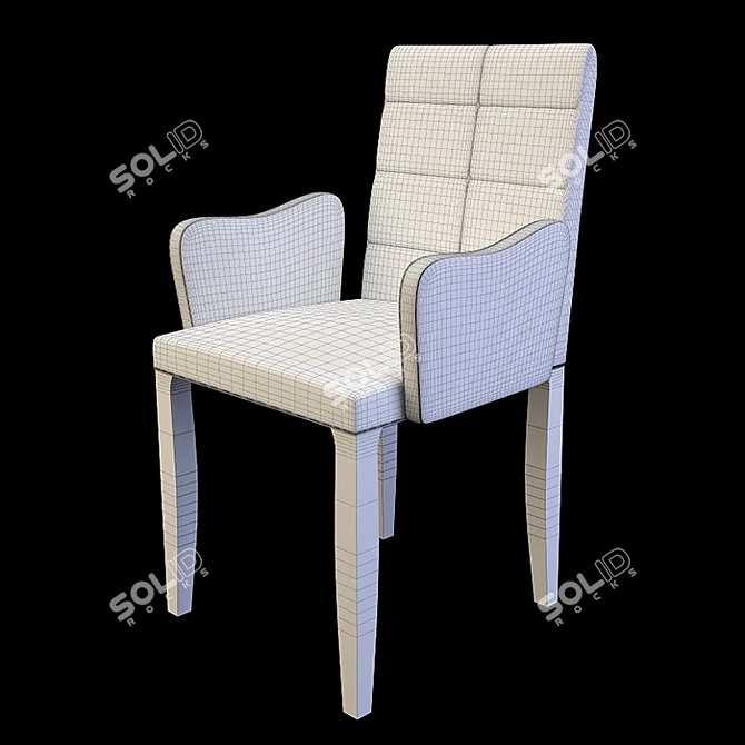 Sleek Giorgetti Idra Chair 3D model image 5
