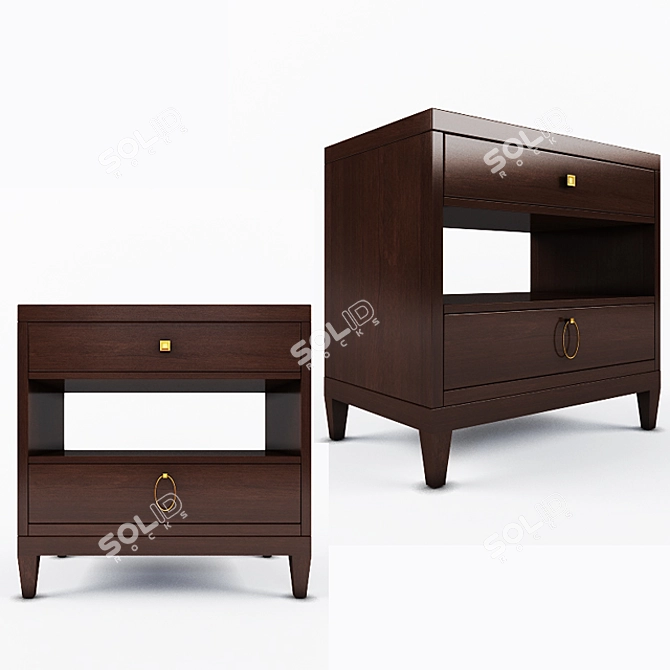 Classic Nightstand 3D model image 1