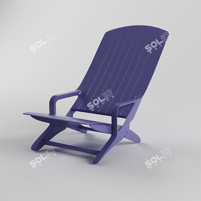 Title translation: 
Folding Plastic Chair "Recliner"

Title suggestion: 
Compact Reclining Chair 3D model image 1