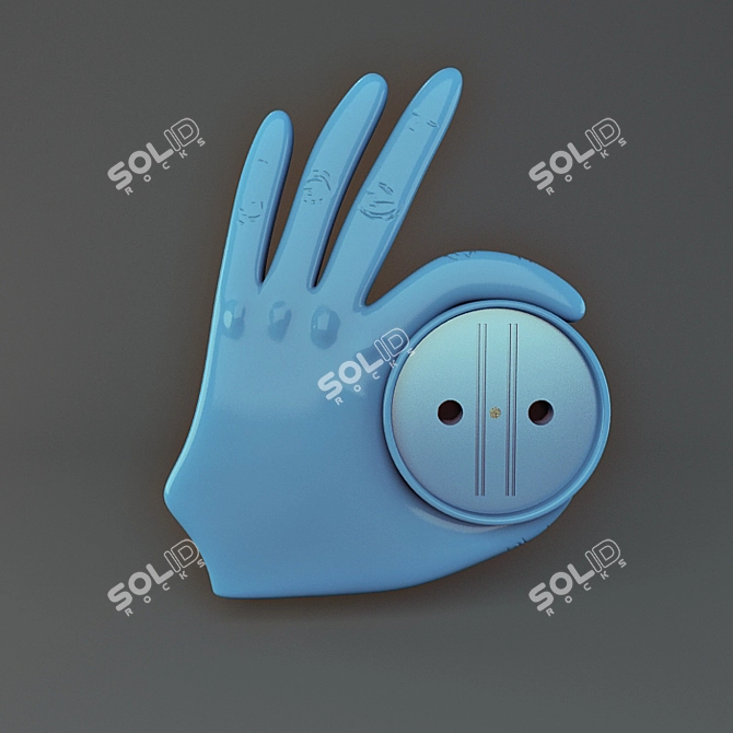 Universal Socket Adapter 3D model image 1