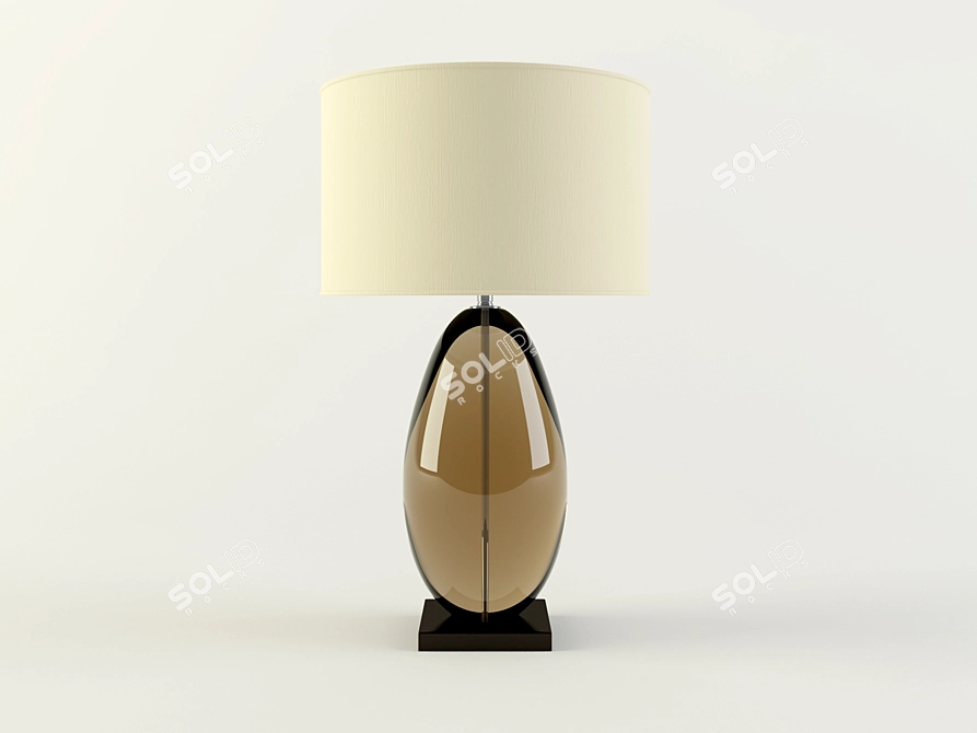 Elegant Table Lamp: Porta Romana 3D model image 1