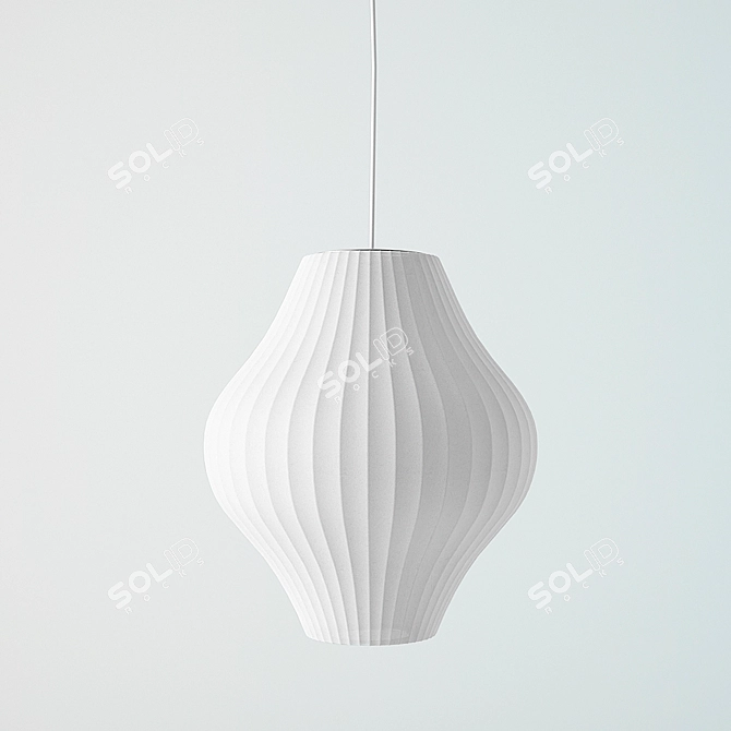 Modernistic Nelson Pear Bubble Lamp 3D model image 1