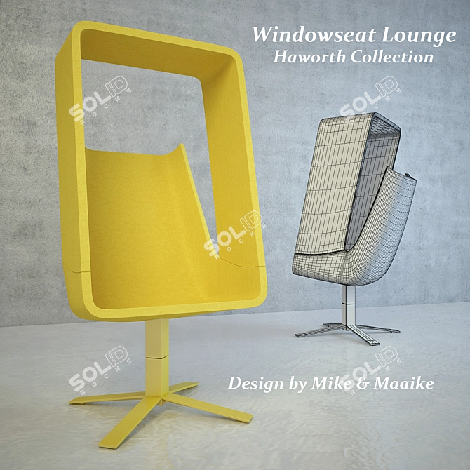 Title: Luxury Windowseat Lounge 3D model image 1