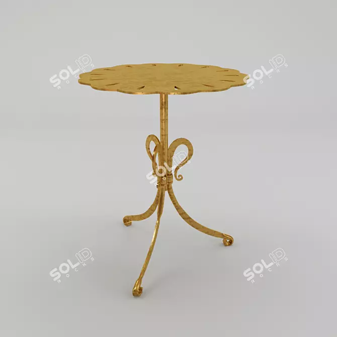 Elegant Lamp2 Omborne Table 3D model image 1