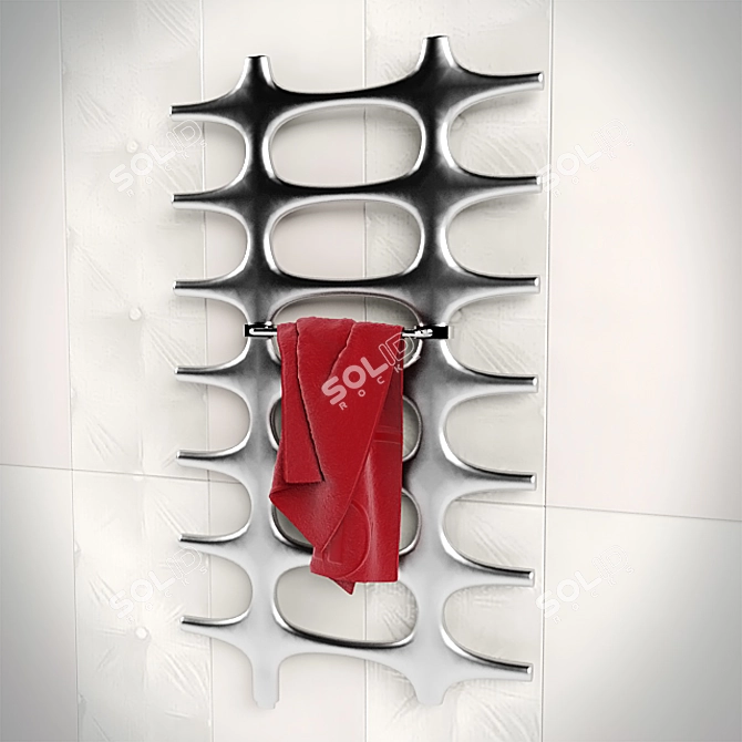 Kermi Ideos Towel Warmer - Efficient & Stylish 3D model image 1