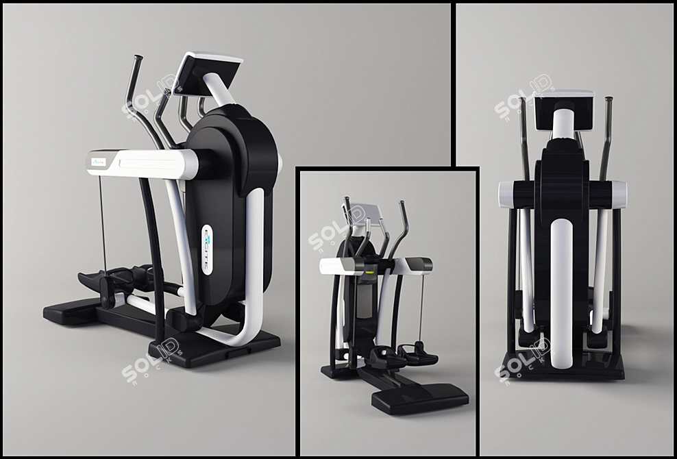 Dynamic Fitness Ellipsoid: Energize Your Workout 3D model image 1
