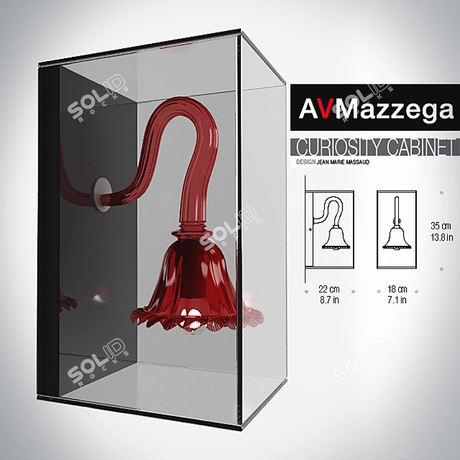 AV MAZZEGA Bra: Curiosity Cabinet Beauty 3D model image 1