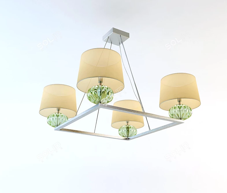 Glamour Matrioska Chandelier | Barovier&Toso 3D model image 1