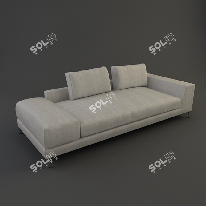 Luxury Comfort: Minotti Hamilton Islands 3D model image 1