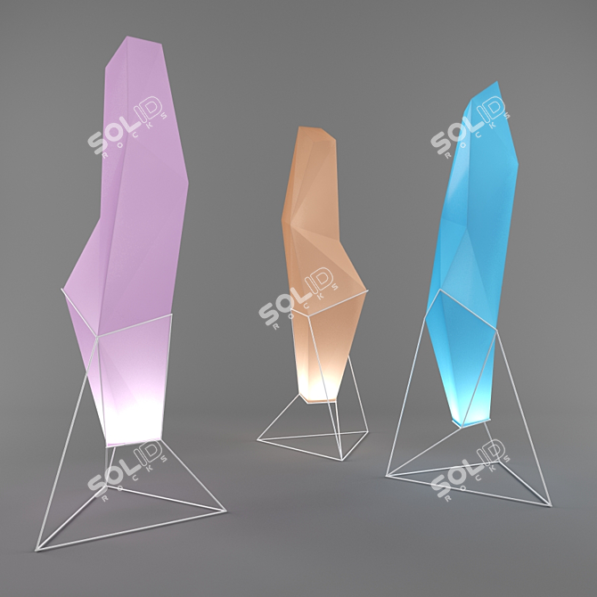 Vondom FAZ Standing Lamp 3D model image 1