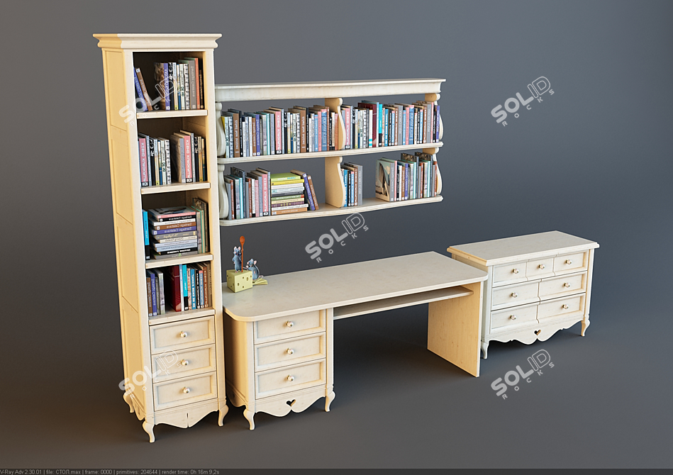 Custom-Made Furniture Set 3D model image 1