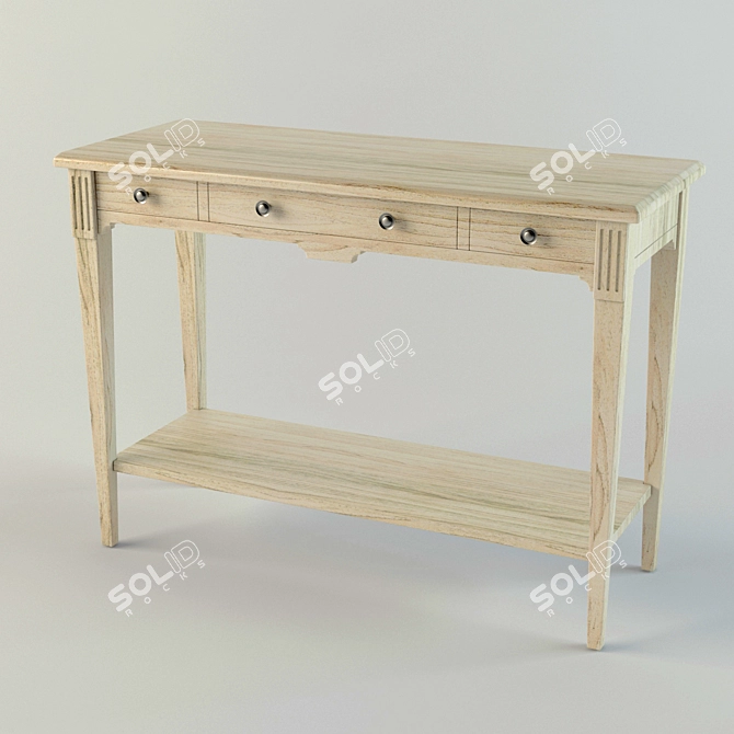 Elegant Emma Vanity Set 3D model image 1