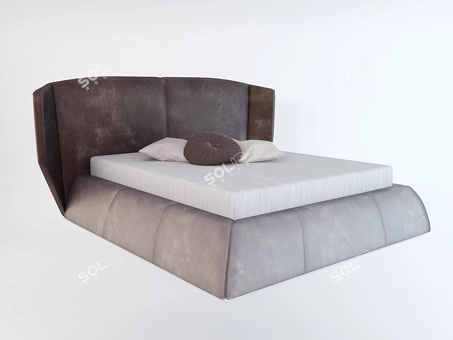 Martin Dolfi Italian Bed 3D model image 1