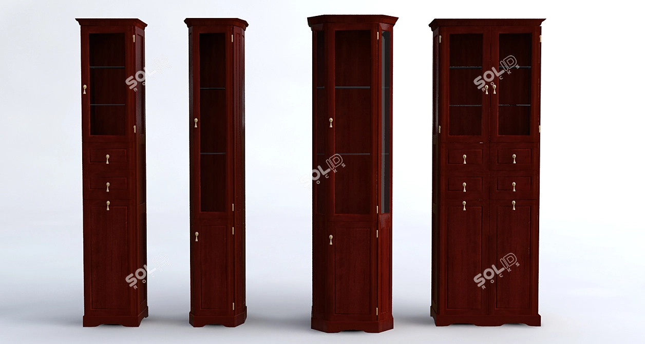 Clio Collection: Modern & Stylish Cabinets 3D model image 1