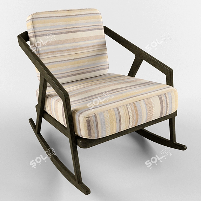 Comfort Bliss Rocking Chair 3D model image 1