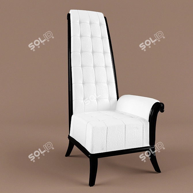  Luxurious Francesco Molon Armchair 3D model image 1