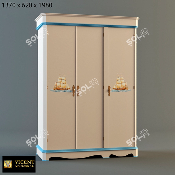 Vincent Montoro Wardrobe 3D model image 1