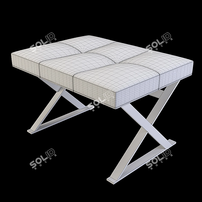 Elegant Maxalto Pathos Bench 3D model image 4