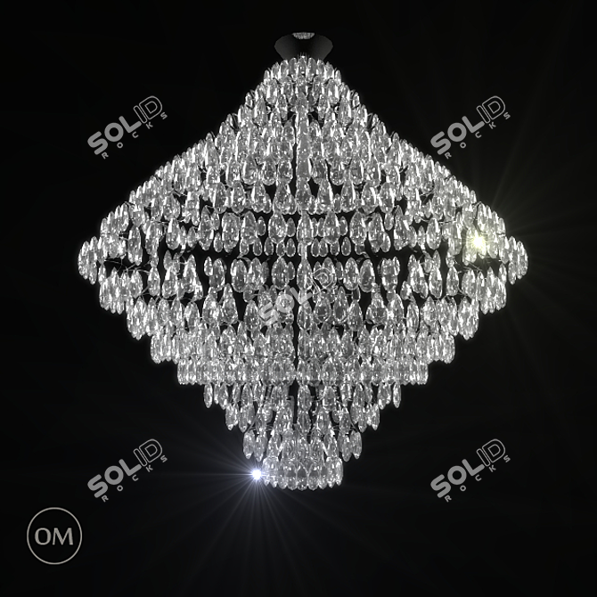 OR Illuminazione SRL Crystal Chandelier 3D model image 1